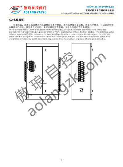 船用阀门遥控系统